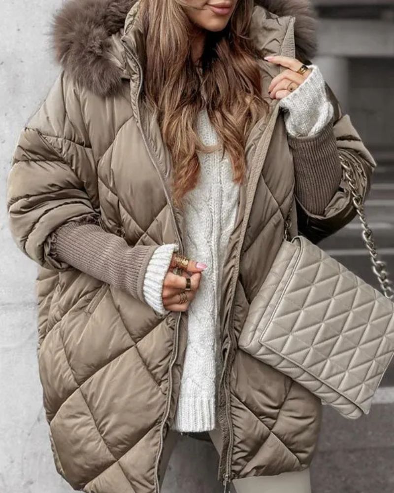CELINA - Winter Zip Hooded Jacket